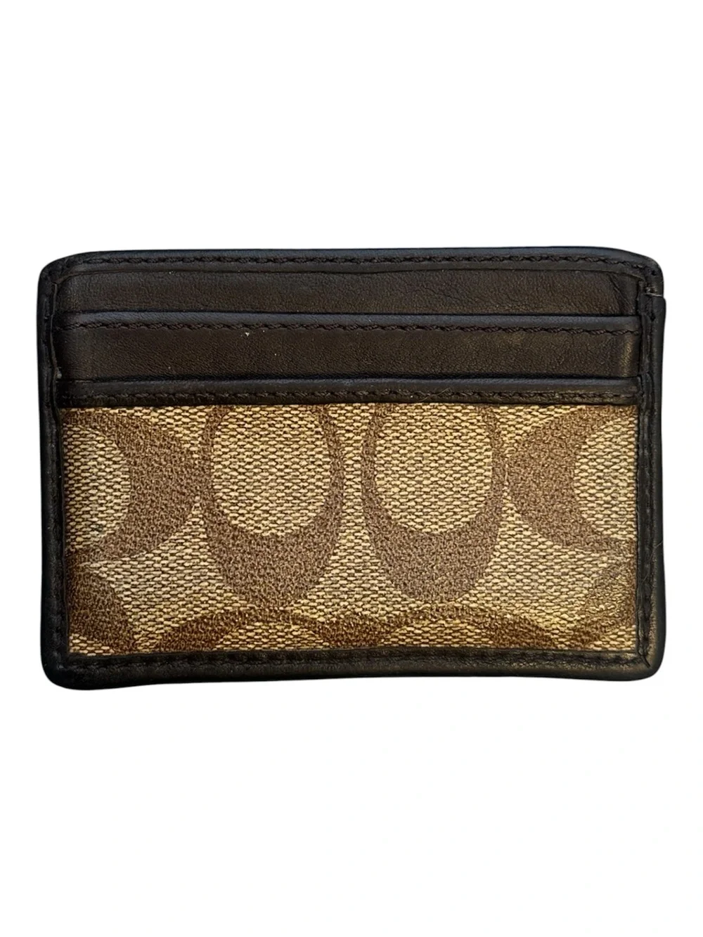 Coach canvas trim